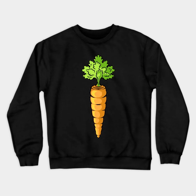 Carrot (Vegan Vegetarian) Crewneck Sweatshirt by fromherotozero